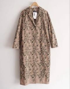 新品　未着用　ミナペルホネン　swing camellia ロングコート　38 新品 未着用 ミナペルホネン swing camellia ロングコート 38 - メルカリ