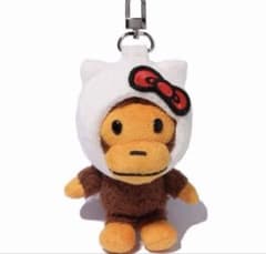 BAPE × sanrio サンリオ キティ クロミ セット キーリング 即完品 BAPE × sanrio サンリオ キティ クロミ セット キーリング 即完品