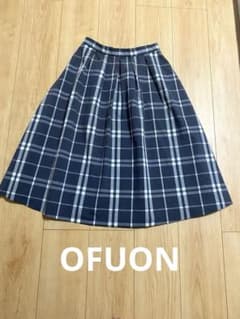 OFUON チェック柄スカートのサムネイル
