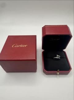 Cartier ジンストアンクル　リング　wg 52号　クラシック