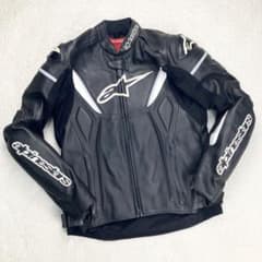 アルパインスターズ レーシングジャケット GP-R レザージャケット 刺繡ロゴ アルパインスターズ レーシングジャケット GP-R レザージャケット 刺繡