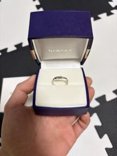 NIWAKA 俄リング 指輪 ケース 付属品一式　プラチナpt950 サイズ18のサムネイル