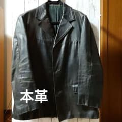 黒のレザージャケットのサムネイル