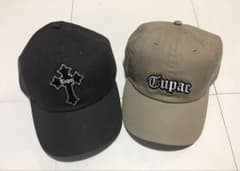 SET ◆tupac 2pacトゥパックキャップクロスワッペン