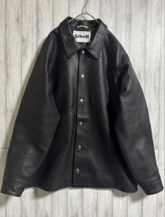 Schott BEAUTY&YOUTH 別注 レザーコーチジャケット - メルカリ