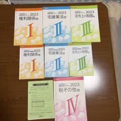 日建学院　宅地建物取引士 受験対策テキスト 過去問題集　2023のサムネイル