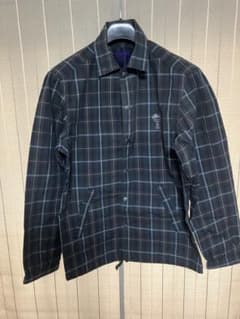 Stussy チェック柄コットンコーチジャケット Mアメリカ製デラックス 