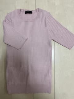 【URBAN RESEARCH】R/Nコンパクトリブニット-1(5分袖)のサムネイル