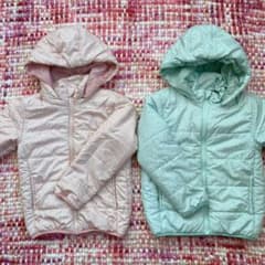 また雪様専用　☆双子☆ 中綿ジャンパー2着セットのサムネイル