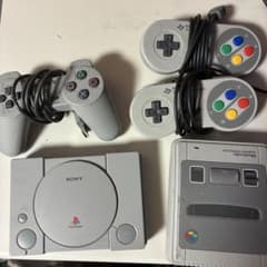 任天堂 スーパーファミコン ソニー PlayStation 本体セットのサムネイル