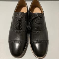 無印良品　本革　レザーストレートチップレザーシューズのサムネイル