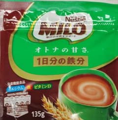 Nestle MILO ネスレミロ135g　オトナの甘さ　栄養機能食品のサムネイル