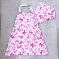 子供用エプロン＆三角巾　リバーシブル　ハンドメイドのサムネイル
