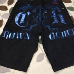 CROWN HOLDER デニムショーツ B服  38incのサムネイル