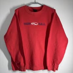 90s VANS バンズ　赤　トレーナー　スウェット　Lのサムネイル
