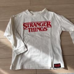 ZARA의 STRANGER THINGS 긴팔 컷소우 아이보리
