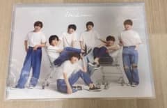 【新品未開封】なにわ男子 1st Love ツアーグッズ クリアファイル（集合）のサムネイル