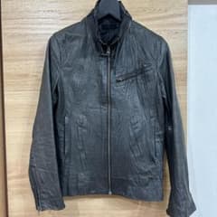 【極美品】AndA レザージャケット 42（L相当）豚革 ブラック 完売モデルのサムネイル