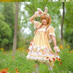 午後のティータイム ロリィタ うさみみワンピース セット ゆめかわいいのサムネイル