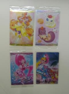 -*★様 プリキュアウエハースカード 4枚セットのサムネイル