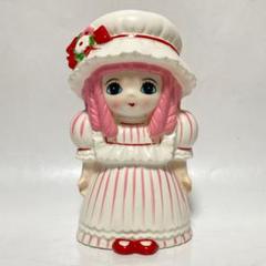 内藤ルネ　RUNE 天使　陶器製 昭和レトロ　 32センチ　貯金箱 Amazon.co.jp: 内藤ルネ 女の子 貯金箱 昭和レトロ RUNE 陶器