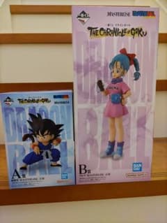 ドラゴンボール1番くじA賞孫悟空B賞ブルマ MASTERLISEフィギュアセット