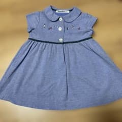 familiar ブルー　ワンピース　シミありのサムネイル