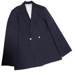 crewreクルーレ ダブルテーラードジャケット ネイビー 金色