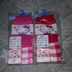 未使用品♡Hello kitty♡レッグウォーマー2足セットのサムネイル