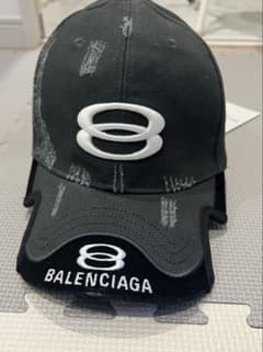 BALENCIAGA Double Unityキャップ ダメージ加工 レシート付 - メルカリ
