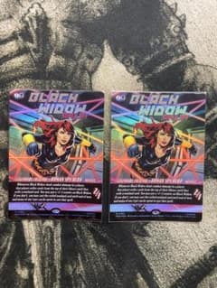 スーパースパイ、ブラック・ウィドウ　mtg ボーダーレス　foil ２枚のサムネイル
