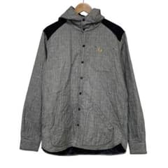FRED PERRY フレッドペリー　キルティングジャケット　刺繍ロゴ　XL