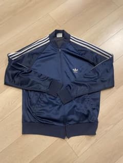 【80年代】 adidas ATP トラックジャケット ネイビー Lサイズのサムネイル
