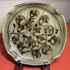 大草野焼蛍窯「椿絵菓子大鉢」 大草野焼蛍窯「椿絵菓子大鉢」 - メルカリ