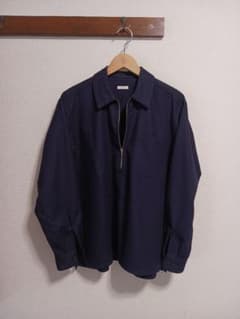 COMOLI コモリ フラノZIP シャツ ネイビー サイズ1 - メルカリ