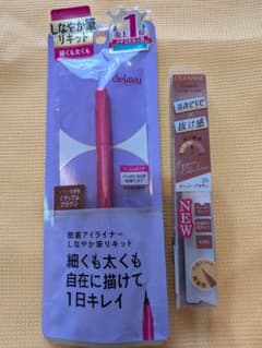 未開封　dejavu CEZANNE リキッドアイライナー 2本セットのサムネイル