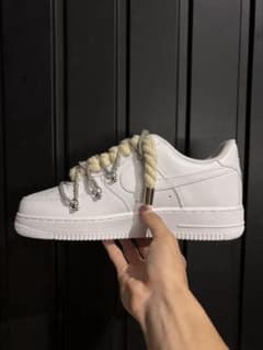 高品質】AF1 rope white×white 26.5cm - メルカリ