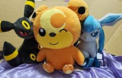 ポケモン ぬいぐるみ ブラッキー グレイシア ヒメグマ