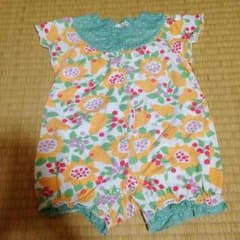 前開き北欧風半袖ロンパース☻80cmのサムネイル