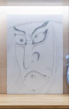 連獅子 タッカーアート原画 A1 一点物 現代アート オリジナルアート 連獅子 タッカーアート原画 A1 一点物 現代アート 和