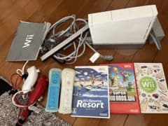 Nintendo Wii 本体 ソフト3本 リモコン2個 セット - メルカリ