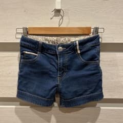 ショートパンツ　デニムパンツ　ホットパンツ　140 花柄のサムネイル