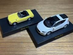 京商サンクス1/64 ホンダCR-Z、s800 2台セットのサムネイル
