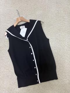 新品☆UNITED ARROWS ノースリーブ ニット セーラーカラー - メルカリ