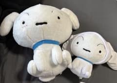 크레용 신짱 시로 봉제인형 2점