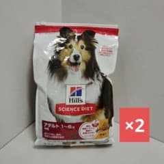 ヒルズ サイエンスダイエット アダルト 1~6歳 チキン 3.3kg×2のサムネイル