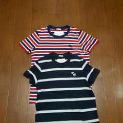 アバクロTシャツネイビー&ベージュのサムネイル