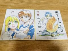 에미야 산치의 오늘의 밥 복제 미니 색종이 에미야 시로 세이버 마키리 신지 Fate