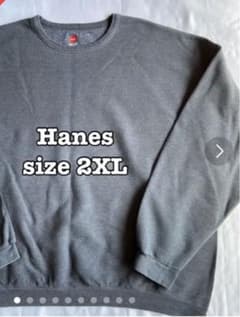 スウェット hanes 古着 無地のサムネイル
