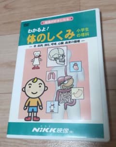 わかるよ!体のしくみ 小学生の理科 DVD 骨 筋肉 Nikk映像 ニック映像